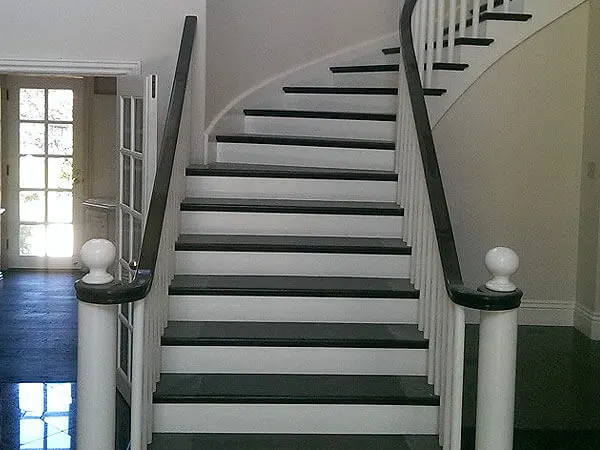 Burlingame Wood Staircase Design, Installation